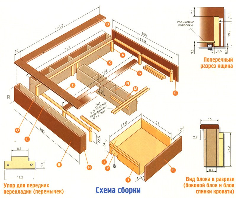Кровать-подиум своими руками: как сделать в квартире (пошаговая инструкция) | zelgrumer.ru