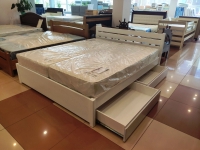Кровать деревянная с большими ящиками  белая распродажа!